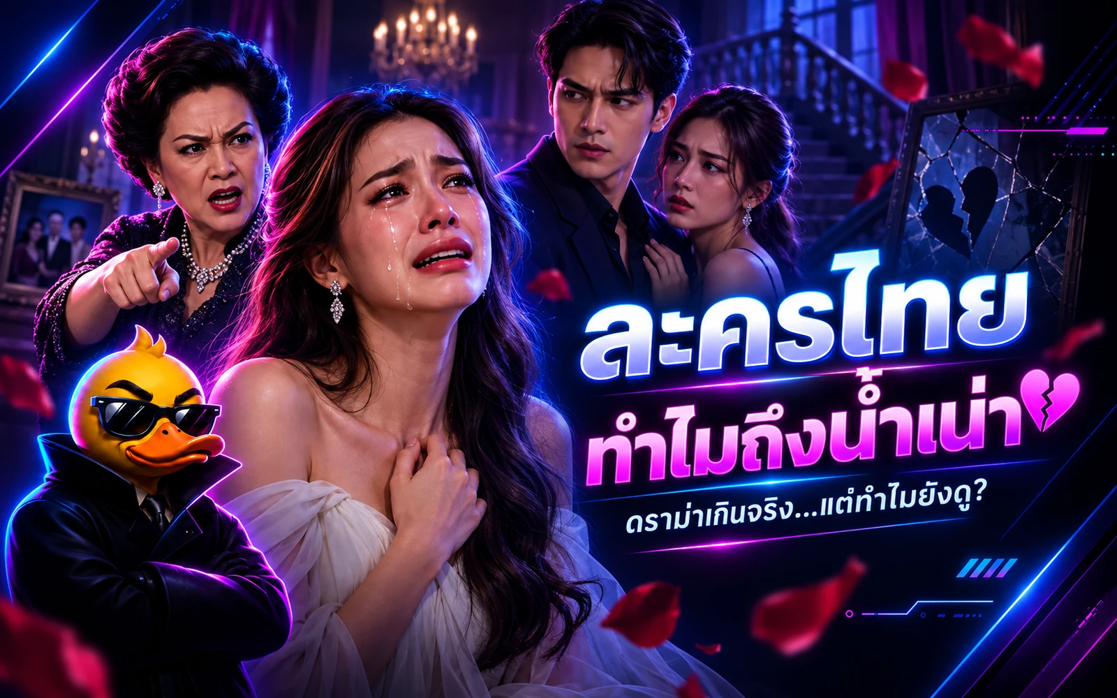 ภาพปกบทความ: ละครไทย ทำไมถึงน้ำเน่า?: สรุปสูตรสำเร็จที่คนดูคุ้นเคย