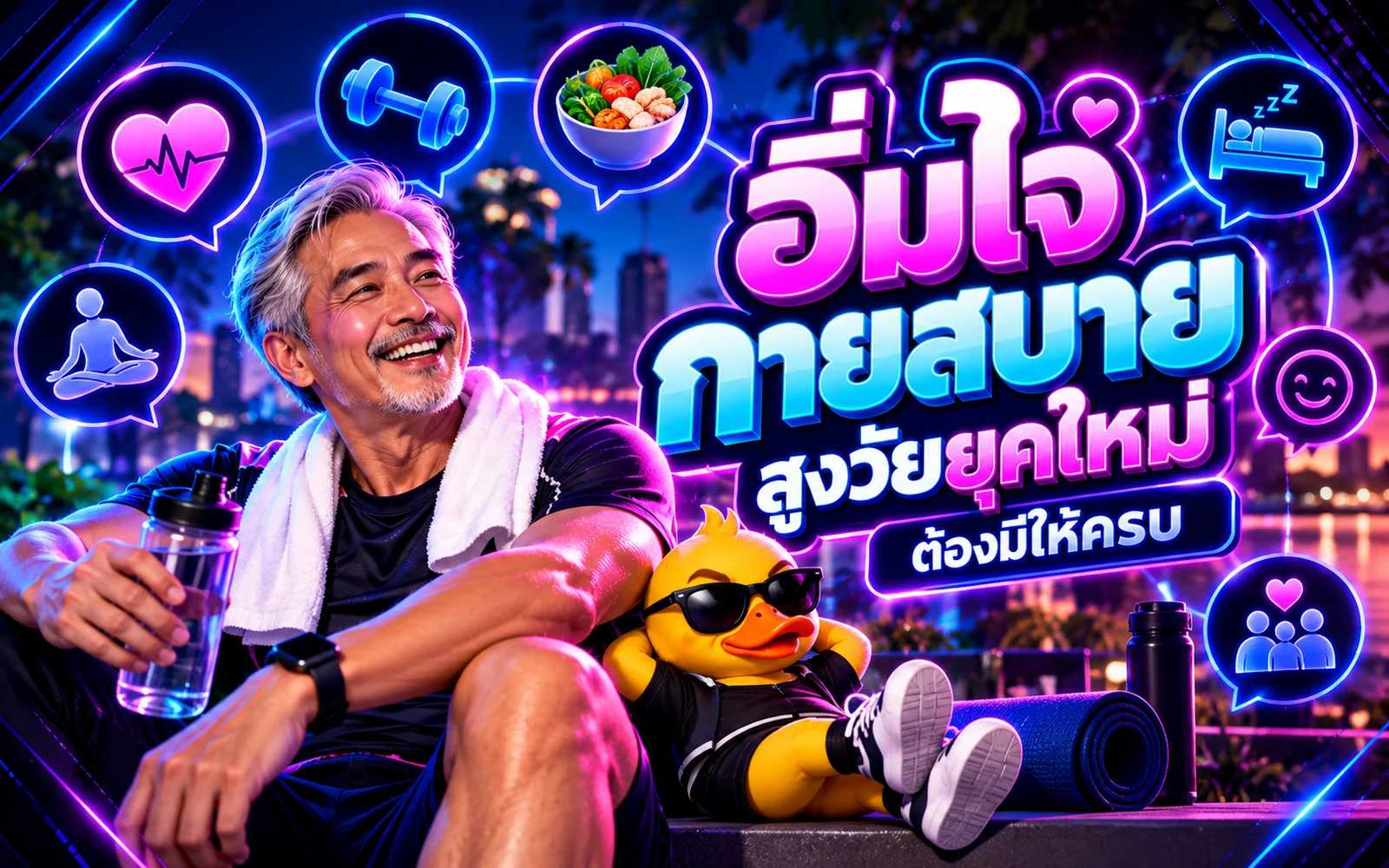 ภาพปกบทความ: วิธีดูแลสุขภาพผู้สูงอายุ ให้แข็งแรงทั้งกายใจ ฉบับอัปเดต