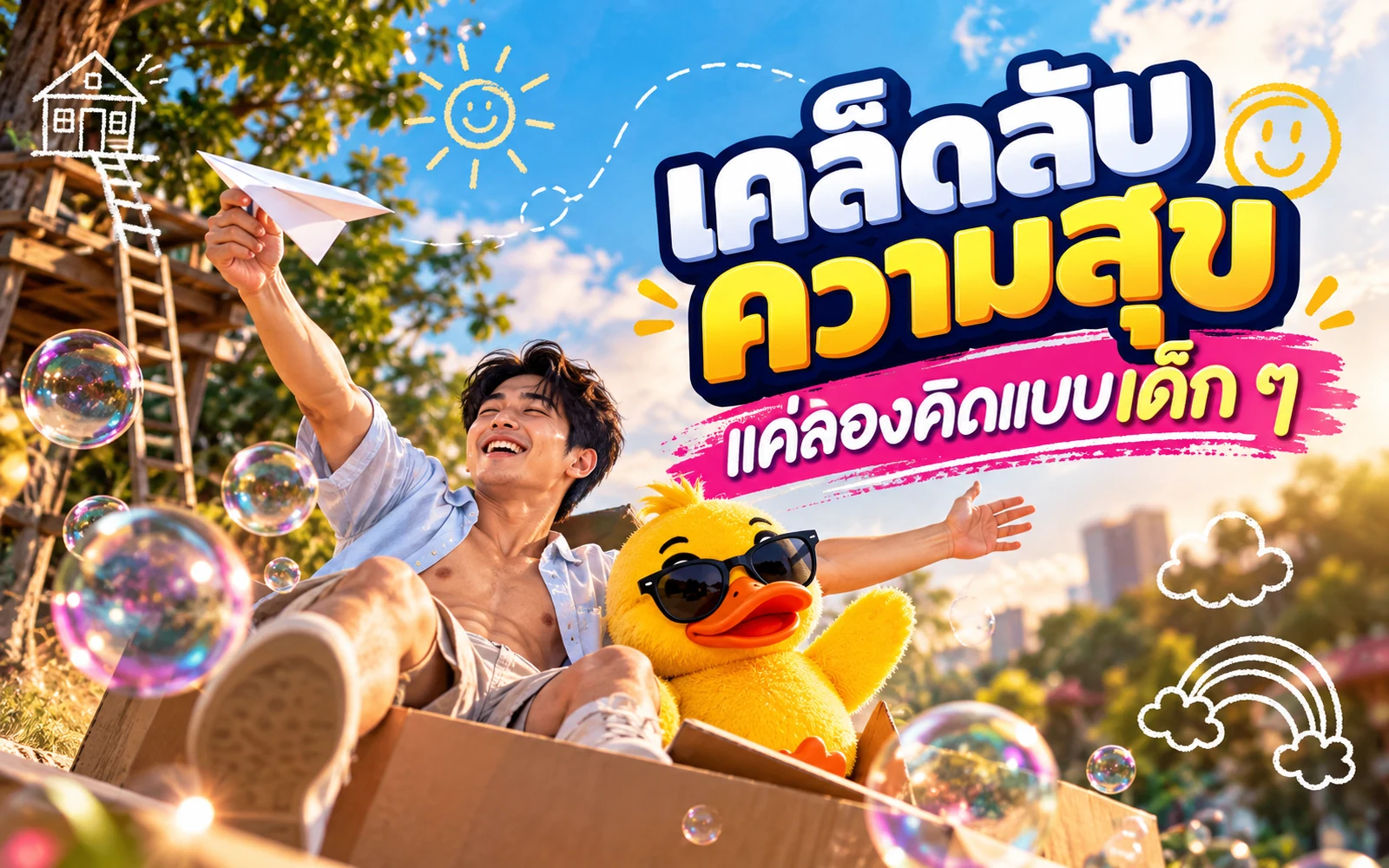 Article cover: Secret of happiness Just keep it child-friendly.