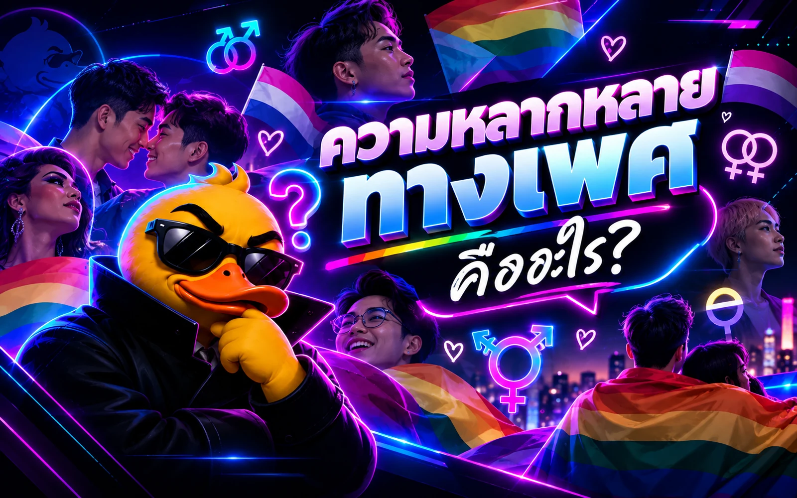 ภาพปกบทความ: ความหลากหลายทางเพศคือ...: นิยามพื้นฐานที่ควรรู้