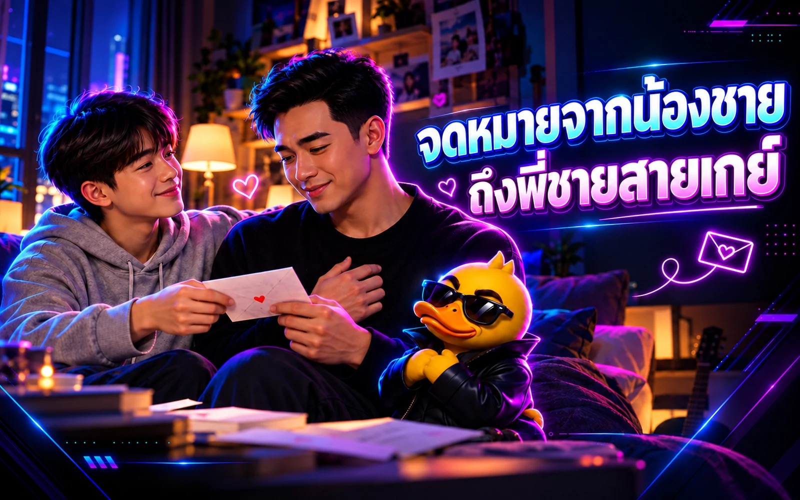 ภาพปกบทความ: จดหมายจากน้องชายถึงพี่ชายที่แสนเกย์: เรื่องเล่าในครอบครัว