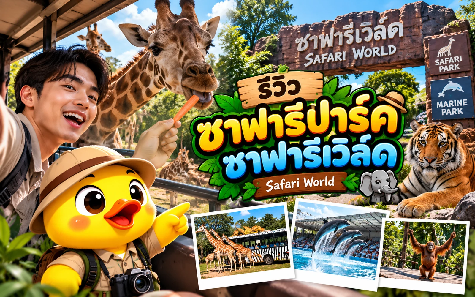 Article cover: Safari Park Review One of three zones of Safari World