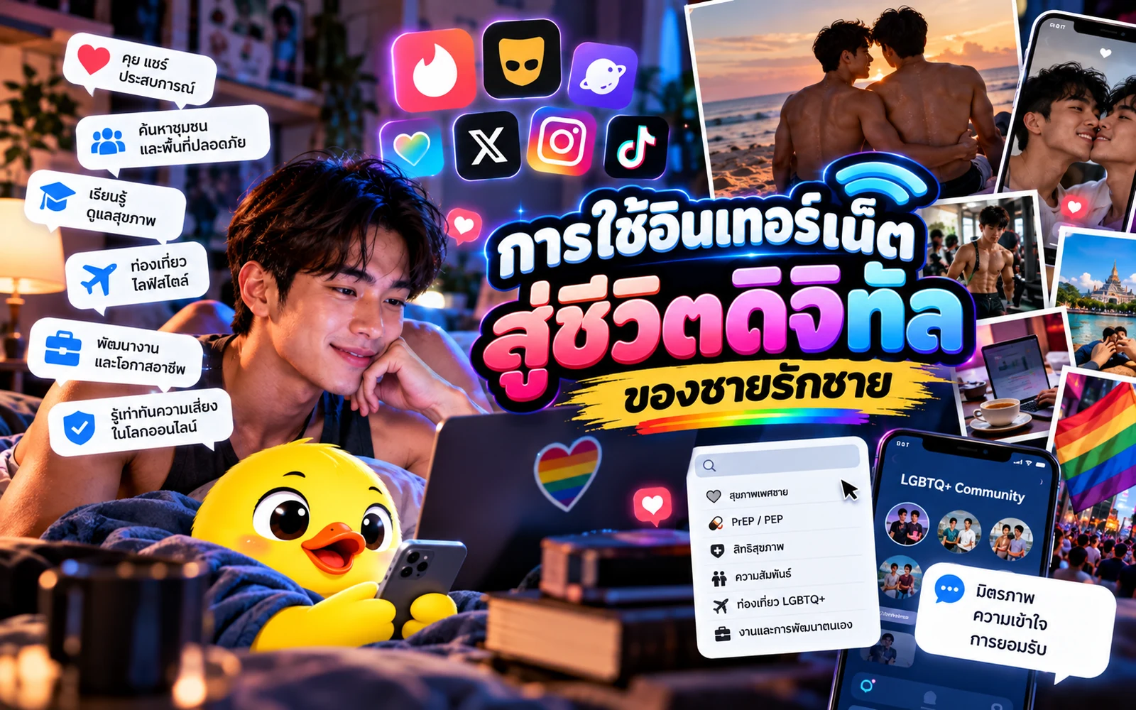 Article cover: Internet use To the digital life of gay men