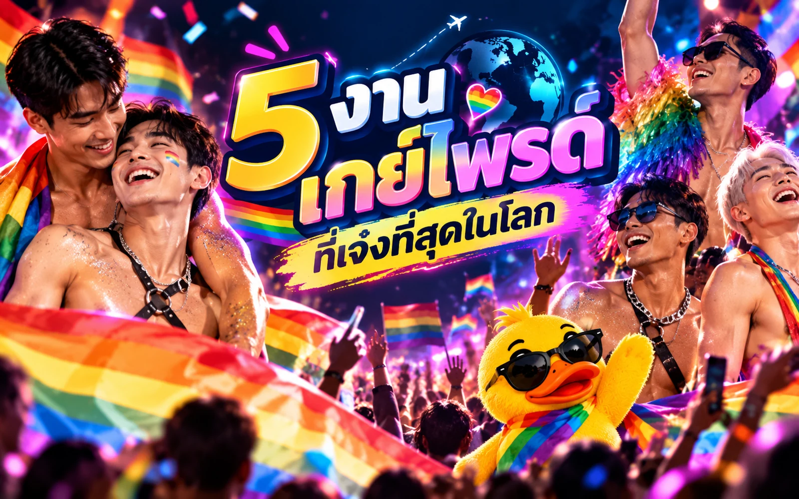 Article cover: The 5 coolest gay pride events in the world