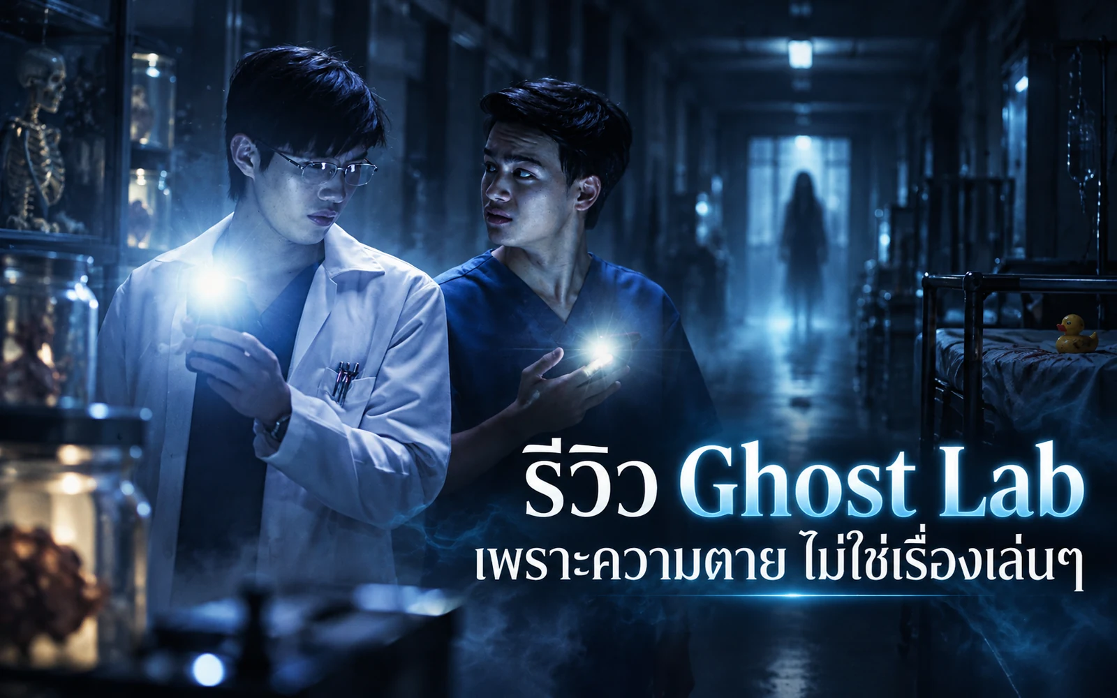 ภาพปกบทความ: รีวิว GHOST LAB เพราะความตายไม่ใช่เรื่องเล่นๆ: มุมมองส่วนตัว