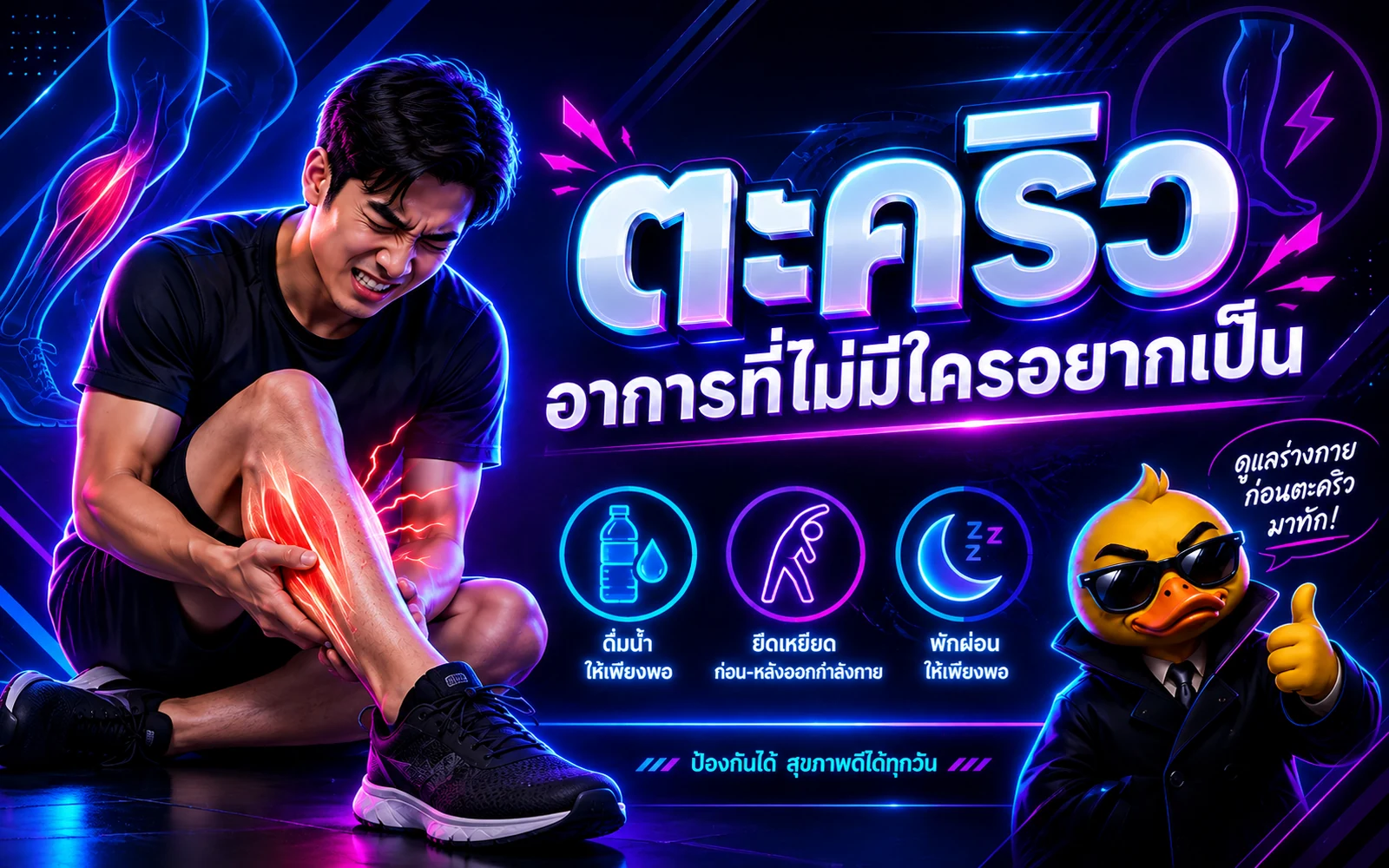 Article cover: Cramps, a symptom that no one wants to have.