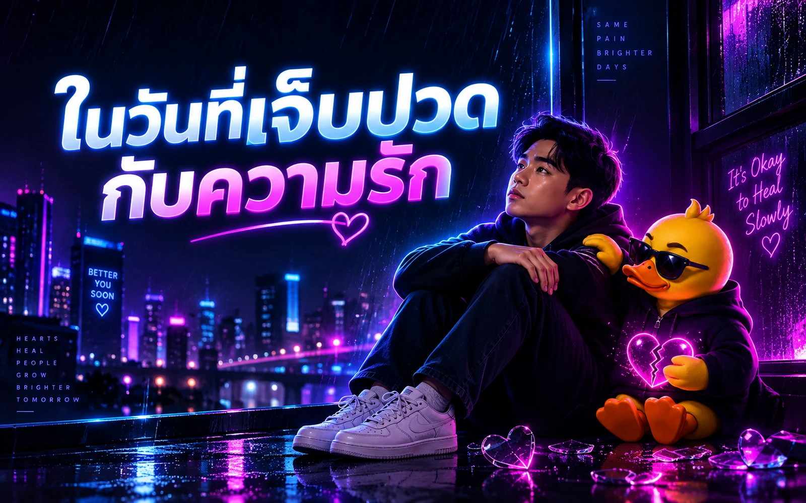 ภาพปกบทความ: ในวันที่เจ็บปวดจากความรัก: วิธีรับมืออกหักที่ทำได้จริง