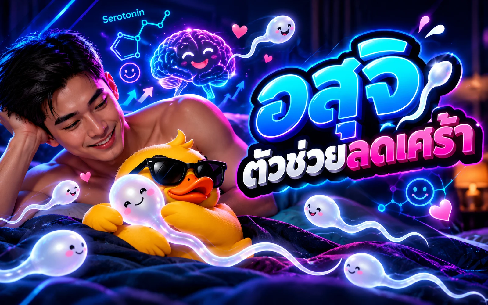 ภาพปกบทความ: "อสุจิ" ตัวช่วยลดเศร้า: งานวิจัยนี้ยังเป็นที่ถกเถียง