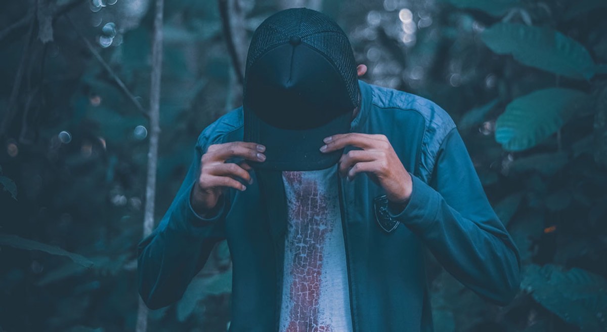 Man in the wood