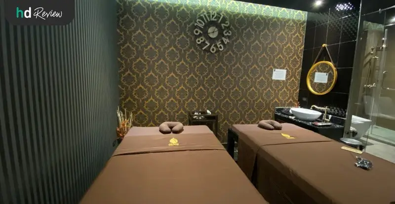 บรรยากาศภายในห้องนวด