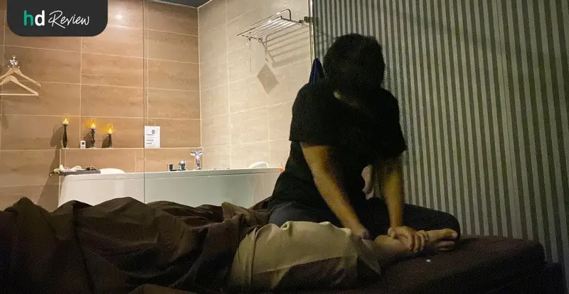 ขั้นตอนการนวดแผนไทยและนวดศีรษะแบบอินเดีย ที่ Grand Massage & Spa